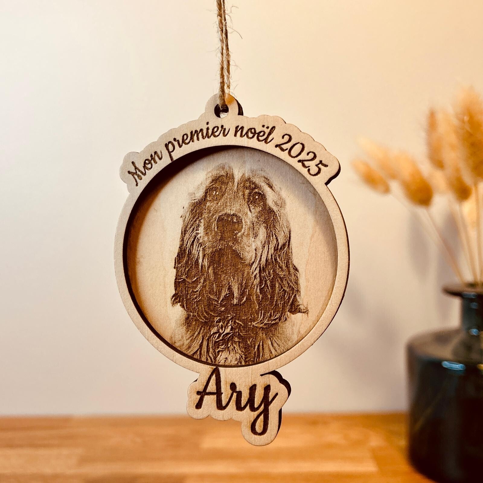 Boule de Noël à personnaliser avec vos photos