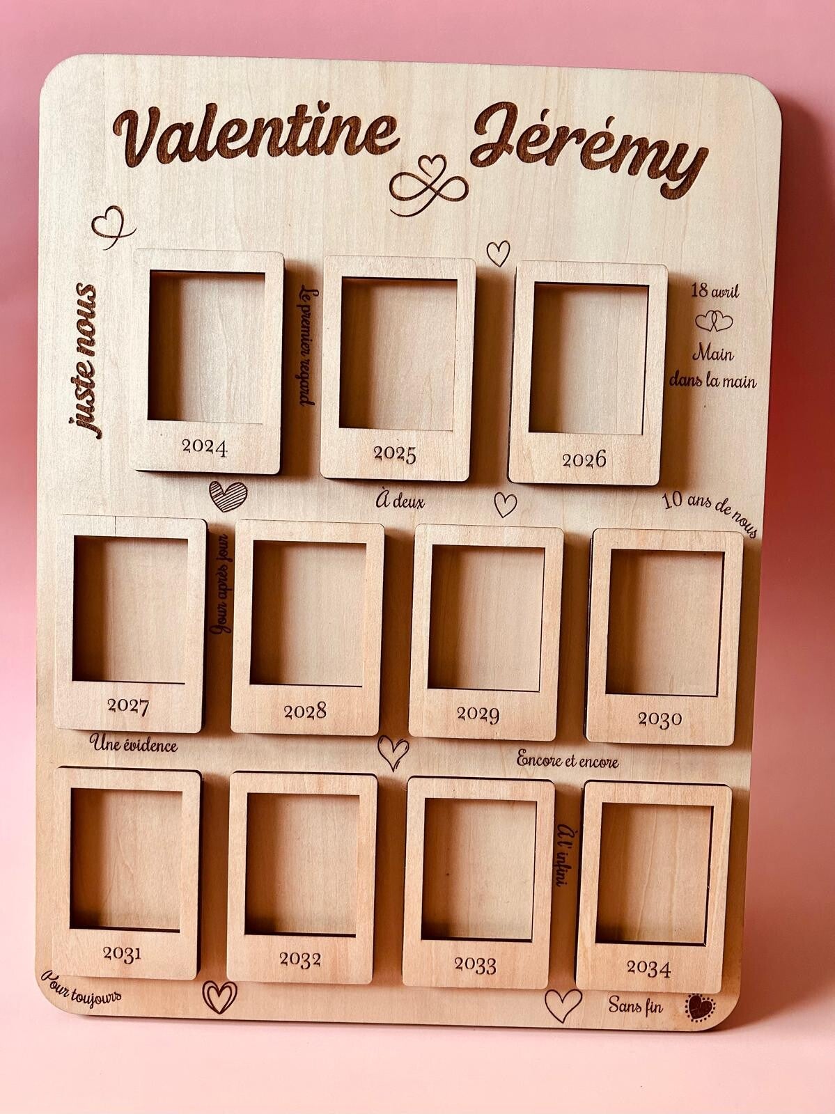 Tableau pour photo polaroïd