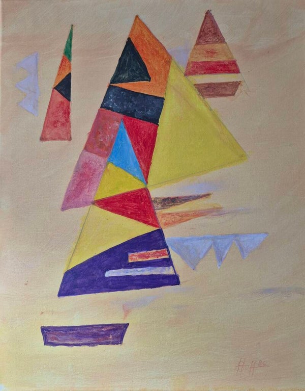 abstrakte techniken und Farbenspiele