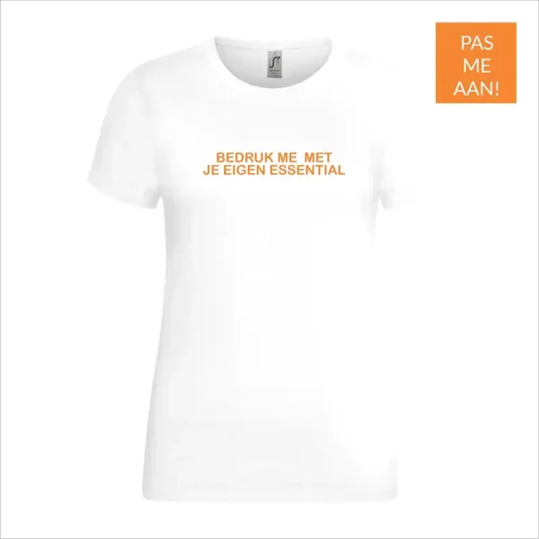 T-Shirt Comfort Dames (KM) - ES000 ◉ [eigen ontwerp]