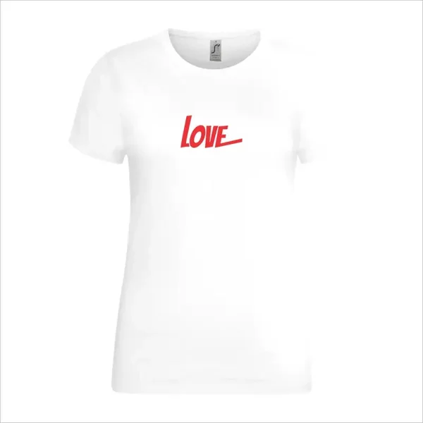 T-Shirt Comfort Dames (KM) - MD006 - Love