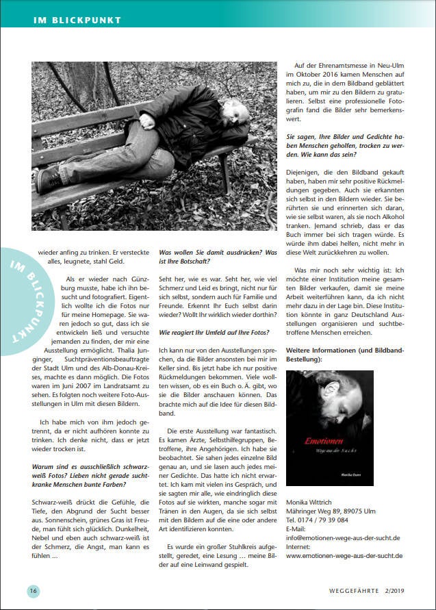 Artikel im Weggefährten 2