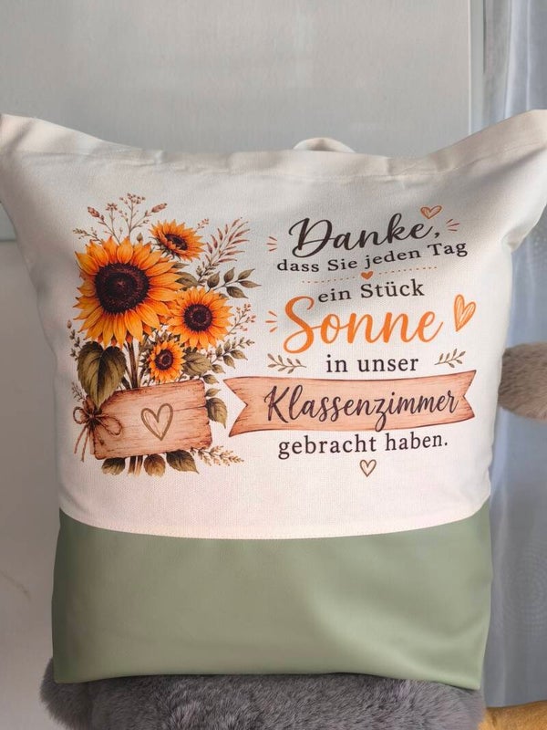 Shopper mit PU-Borte