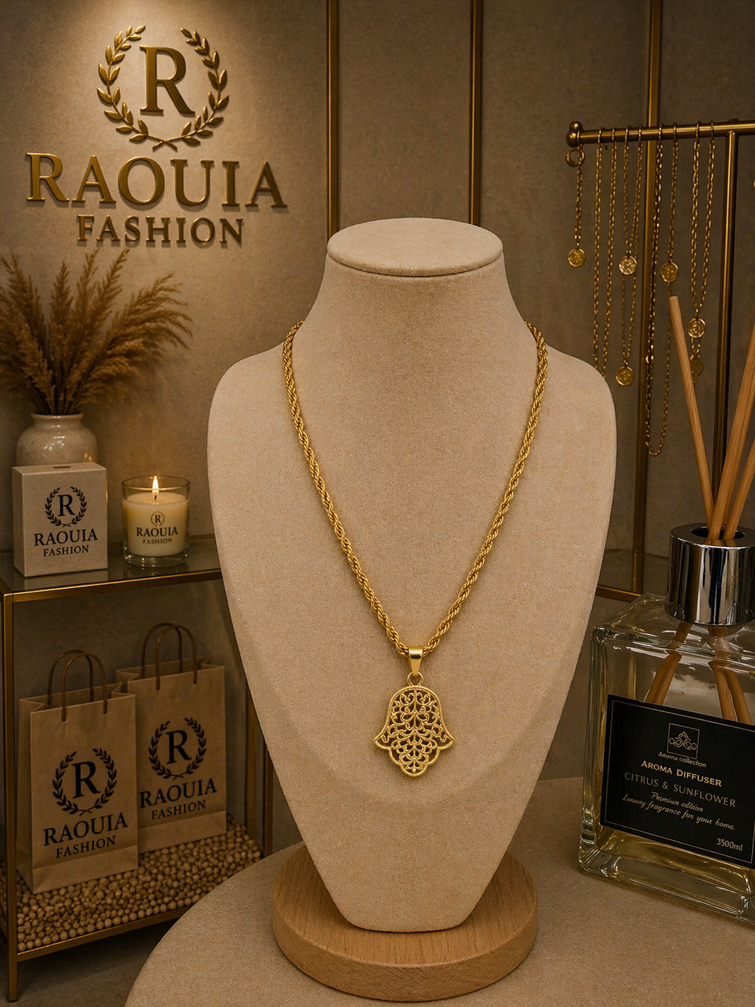COLLIER MAINS FATMA