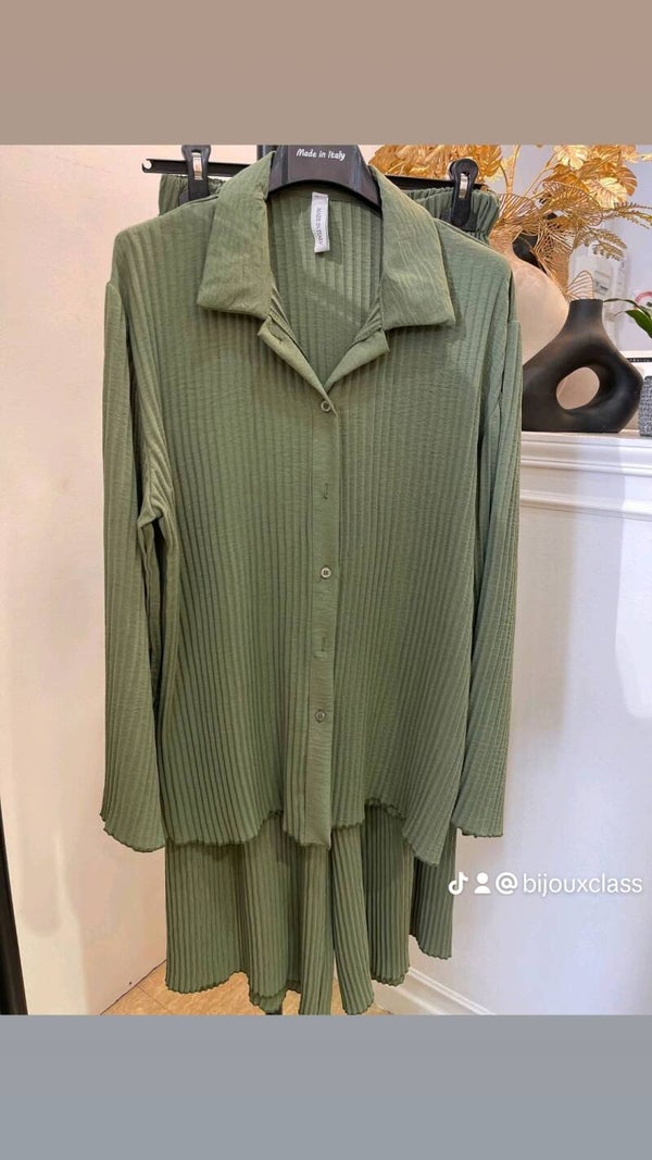 Ensemble Elena plissé jazz