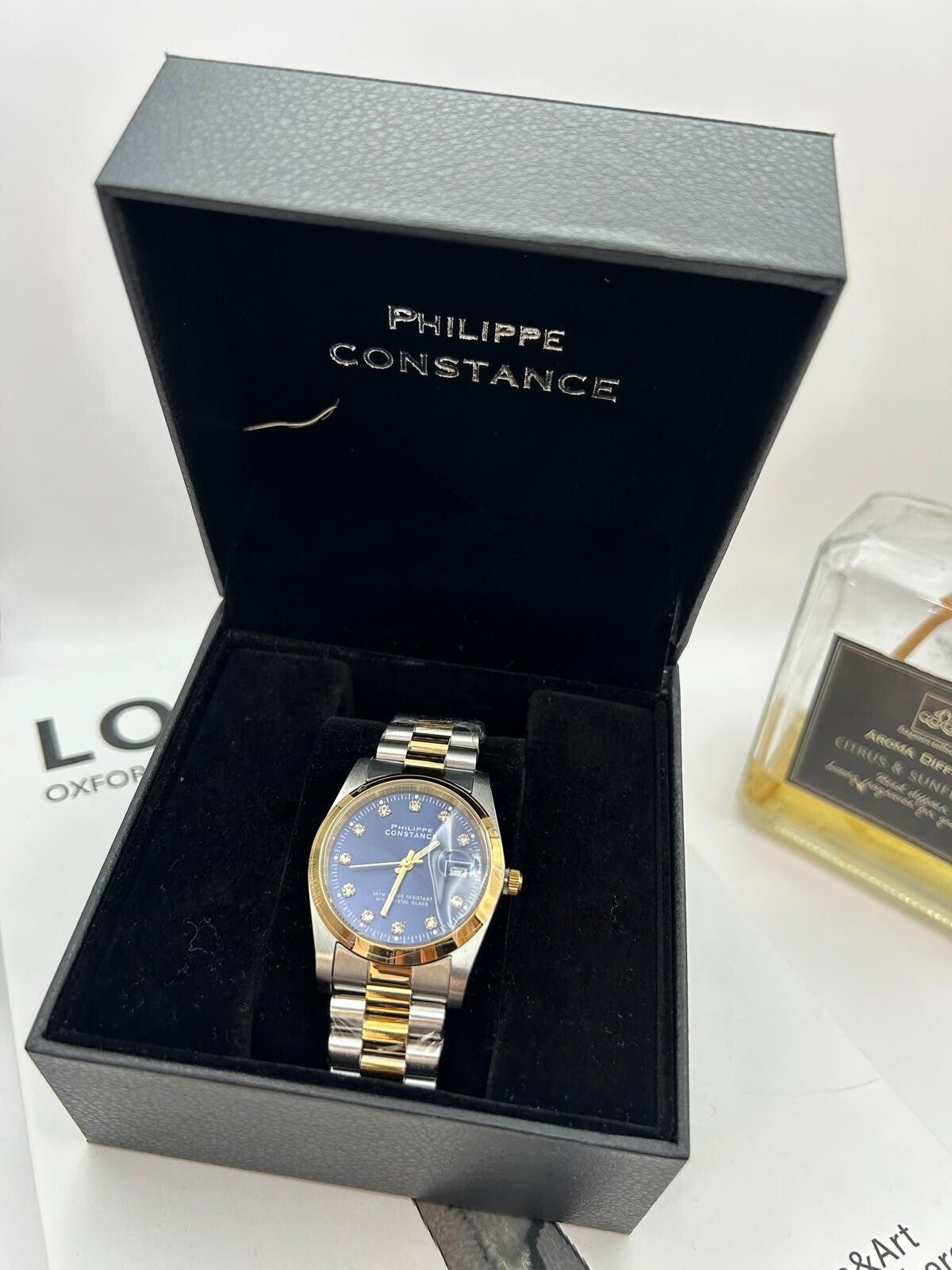MONTRE PHILIPPE CONSTANCE FOND BLEU