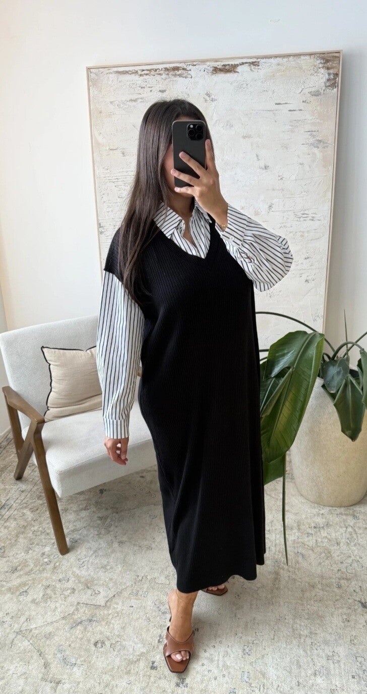 ROBE INÈS PULL CHEMISE