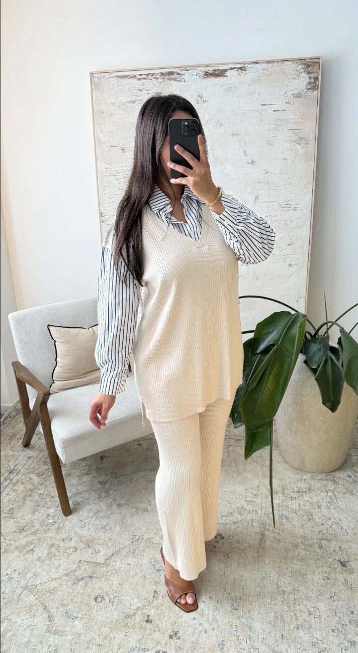 ENSEMBLE CLARA PULL CHEMISE