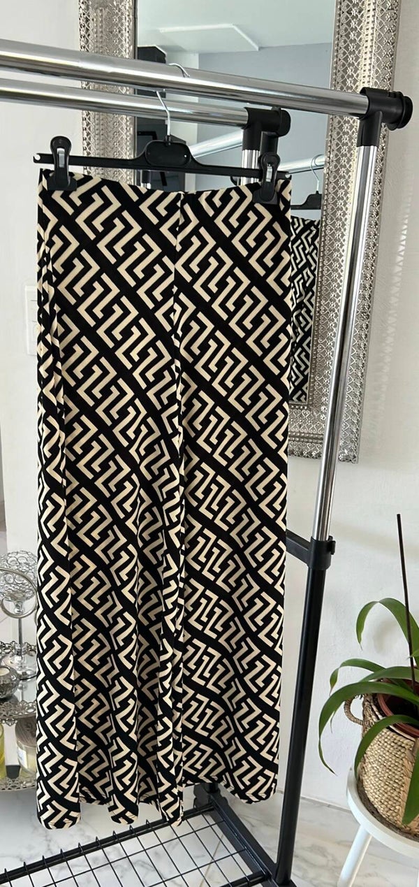 Pantalon Manon motifs vagues