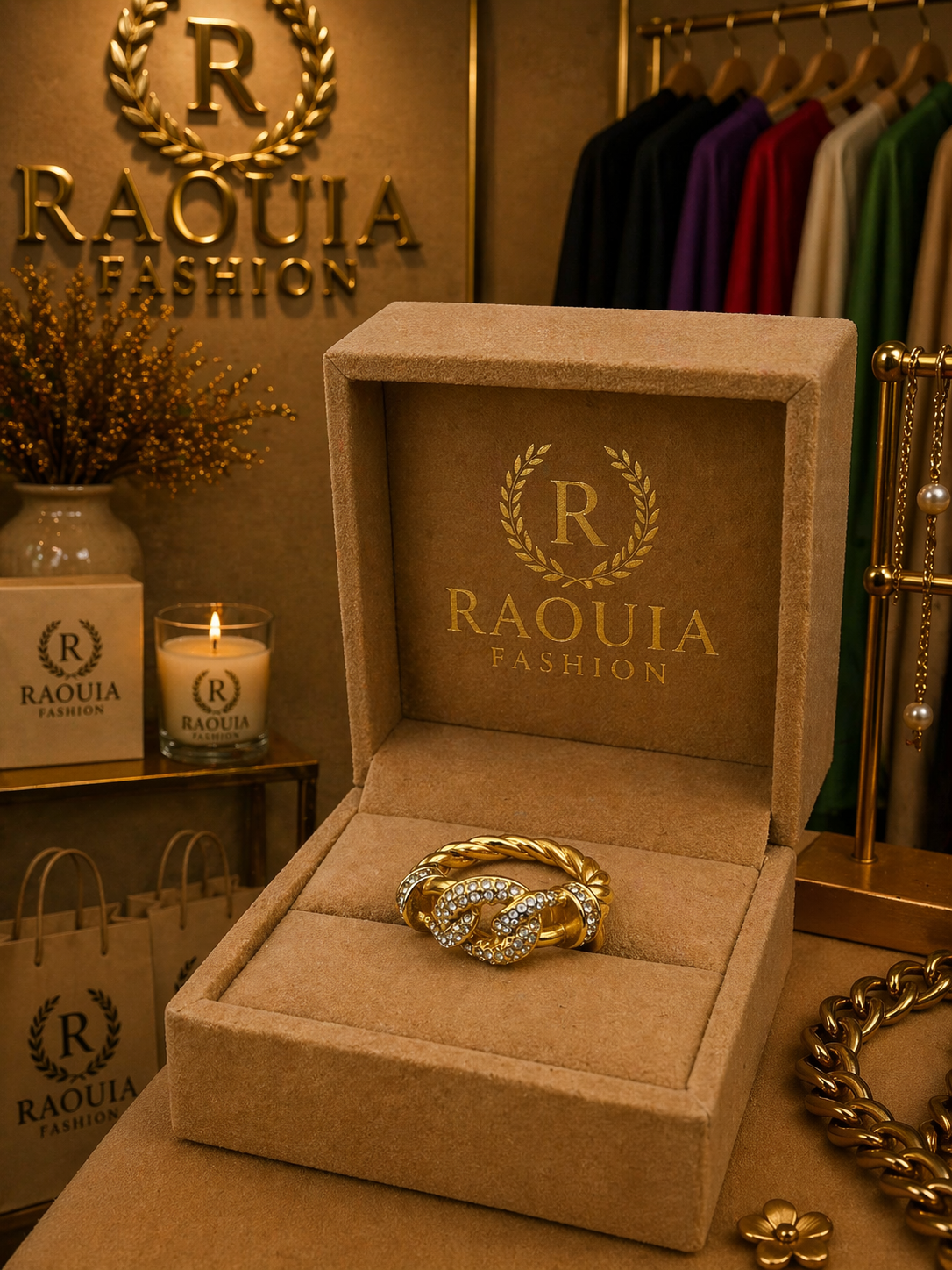 BAGUE TORSADÉ