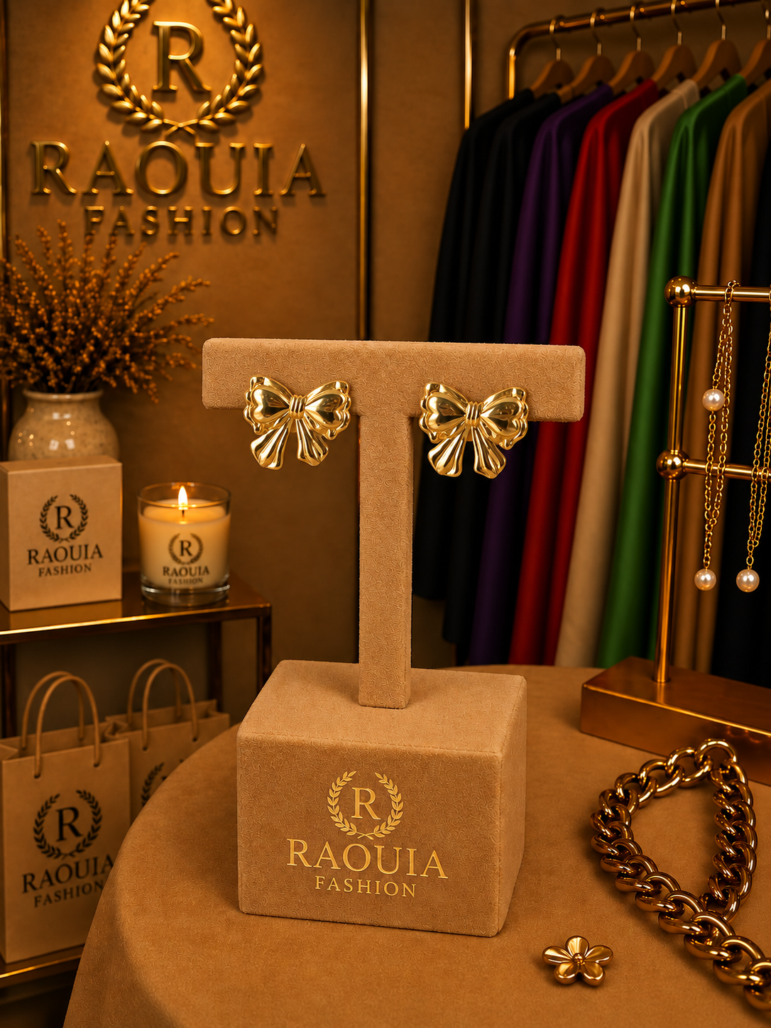 BOUCLES D'OREILLES PAPILLON
