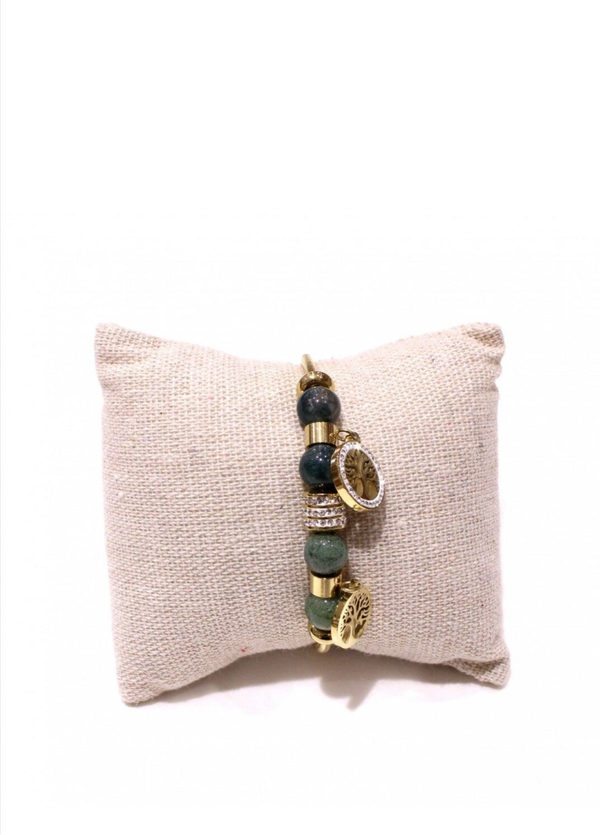 Bracelet Eden Pierre Verte Luxe.