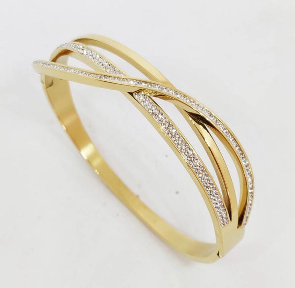 Bracelet Luxe Clou Cristaux