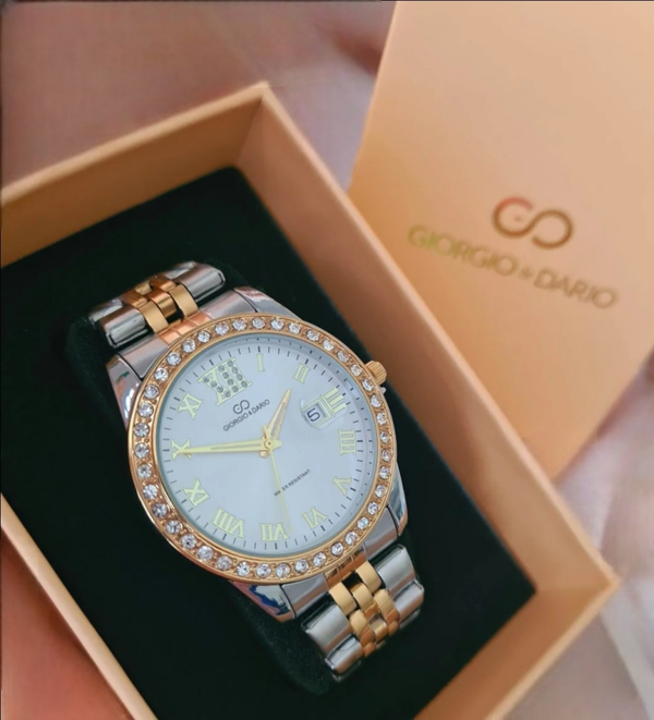 Coffret montre Giorgio & Dario 0214 Fond Blanc Luxe
