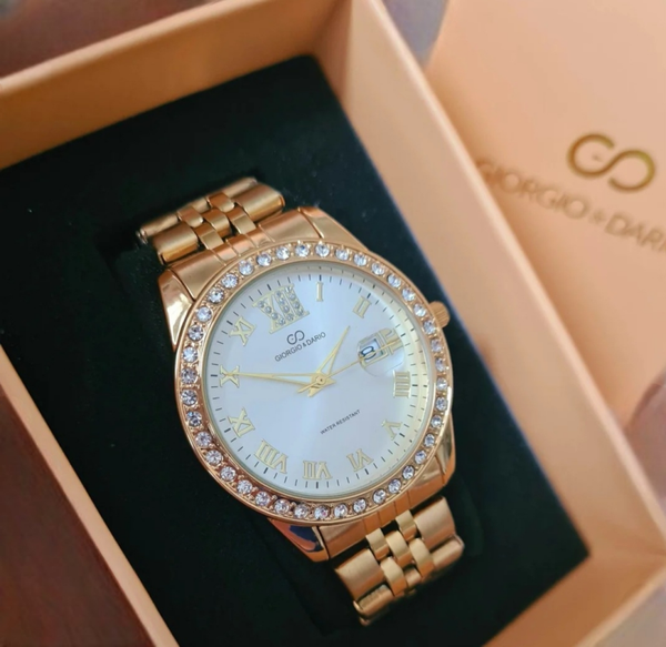 Coffret montre Giorgio & Dario 0213 Fond Blanc Luxe