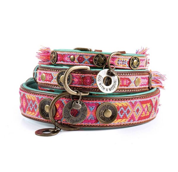 Boho Rosa Halsband