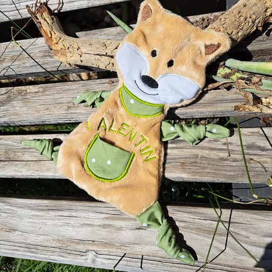 Personalisiertes  Schmusetier Fuchs gross