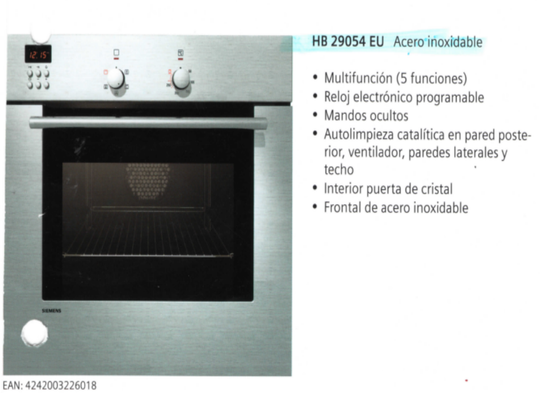 HB 29024 EU HORNOS SIEMENS