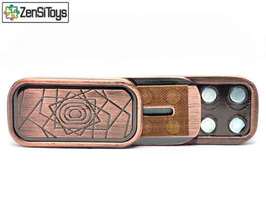 Fidget Slider 3 Laags Koper