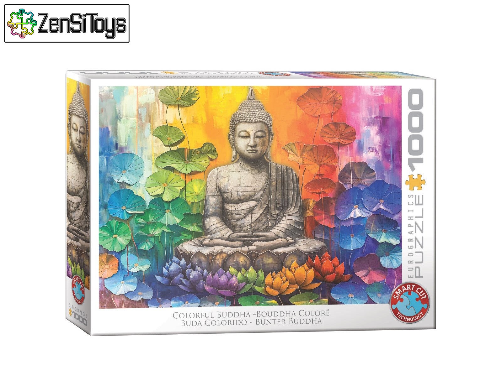 Eurographics Colorful Buddha Puzzel 1000 Stukjes