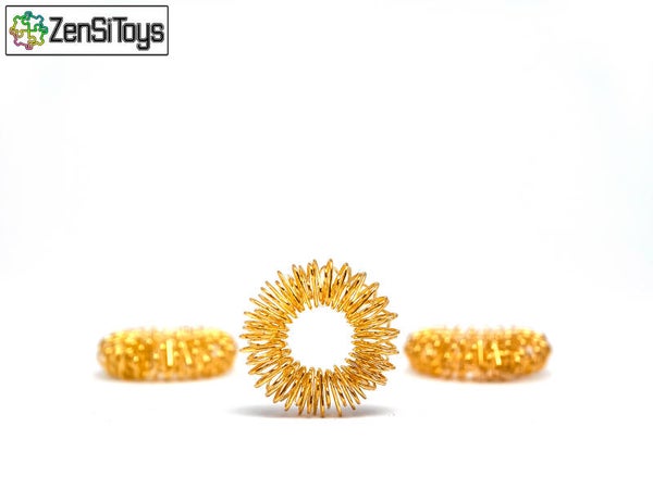 Fidget Ringen Set Van 3 (Goud)