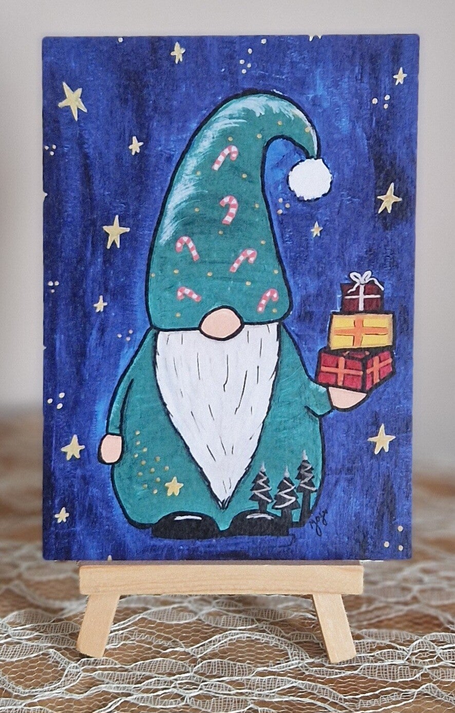 Kerstgnoom happy gifts