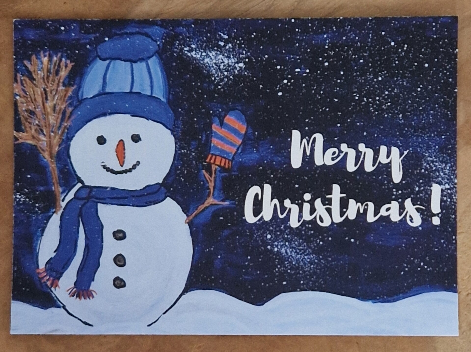 Merry Christmas Sneeuwpop