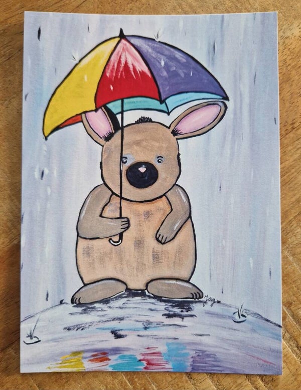 Nijn onder de paraplu