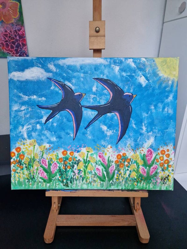 Zwaluwen in de lucht