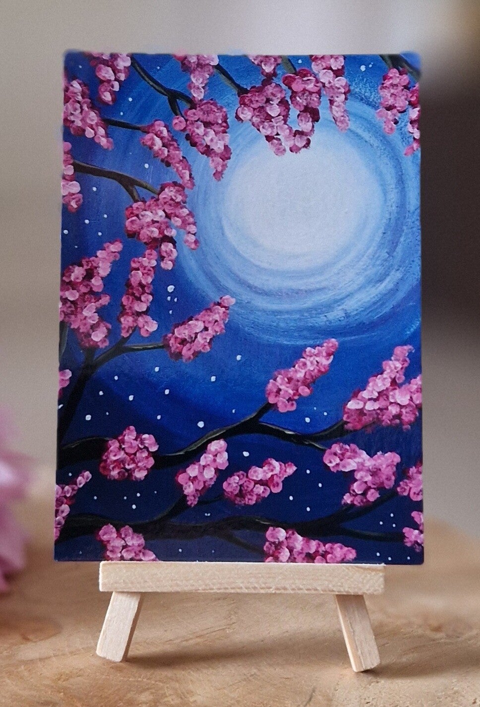 Bloesem in de maneschijn