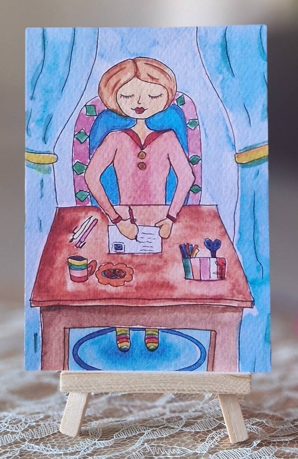 Kaartjes schrijven