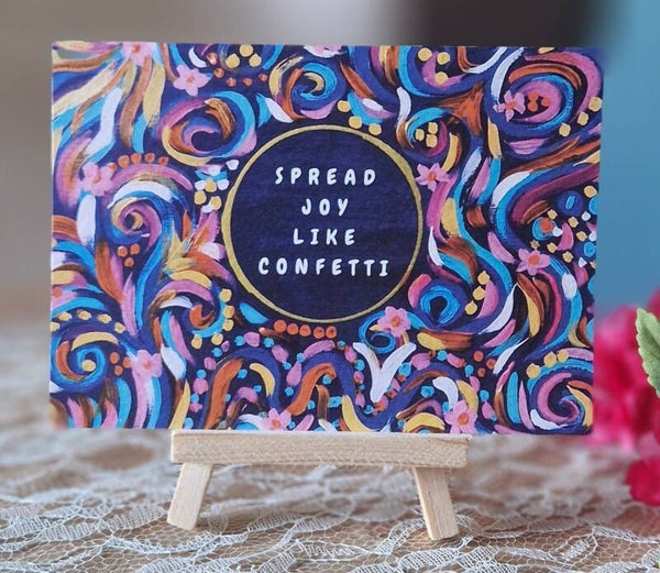 Spread Joy like confetti