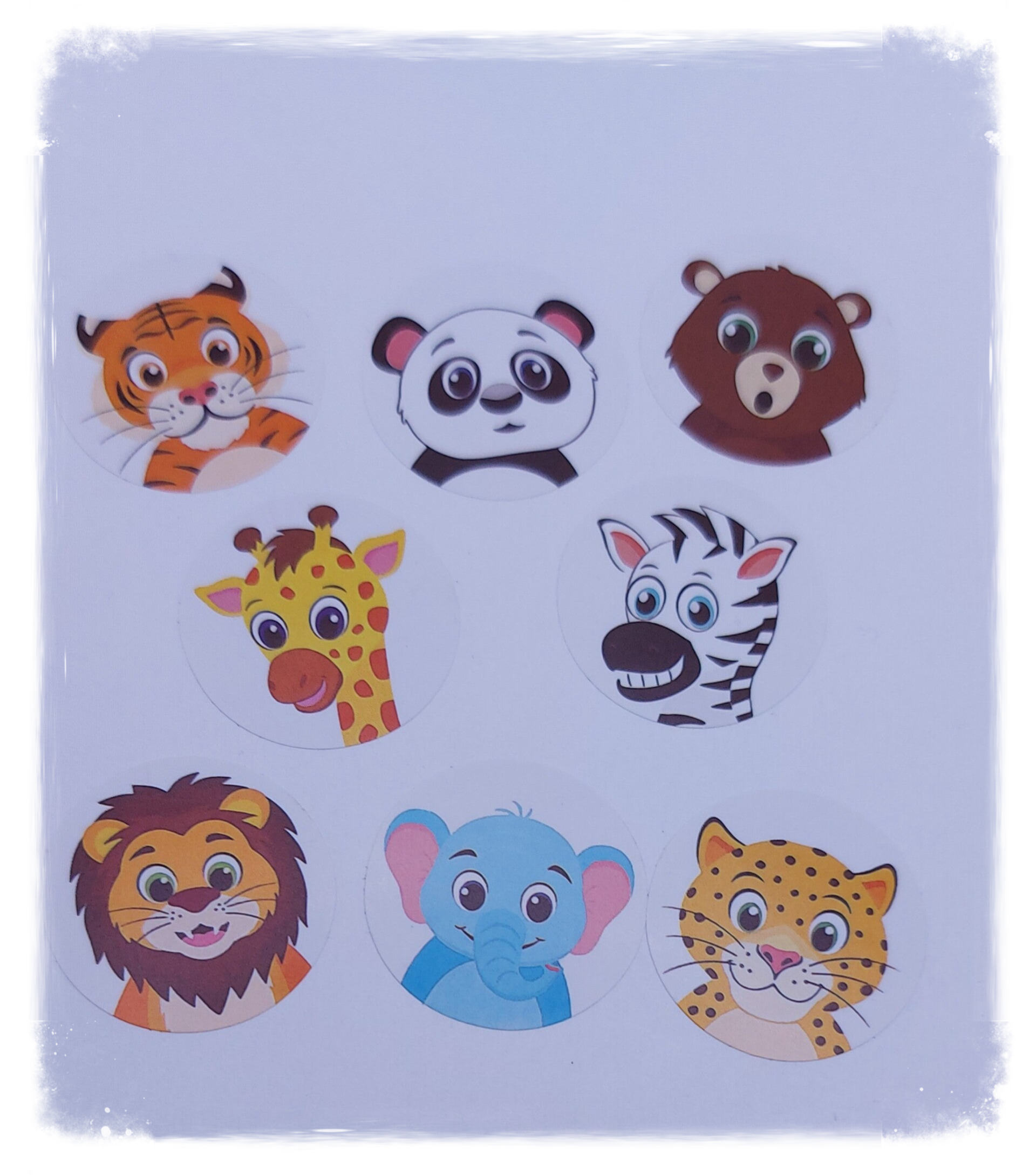 Diertjes stickers 25 stuks