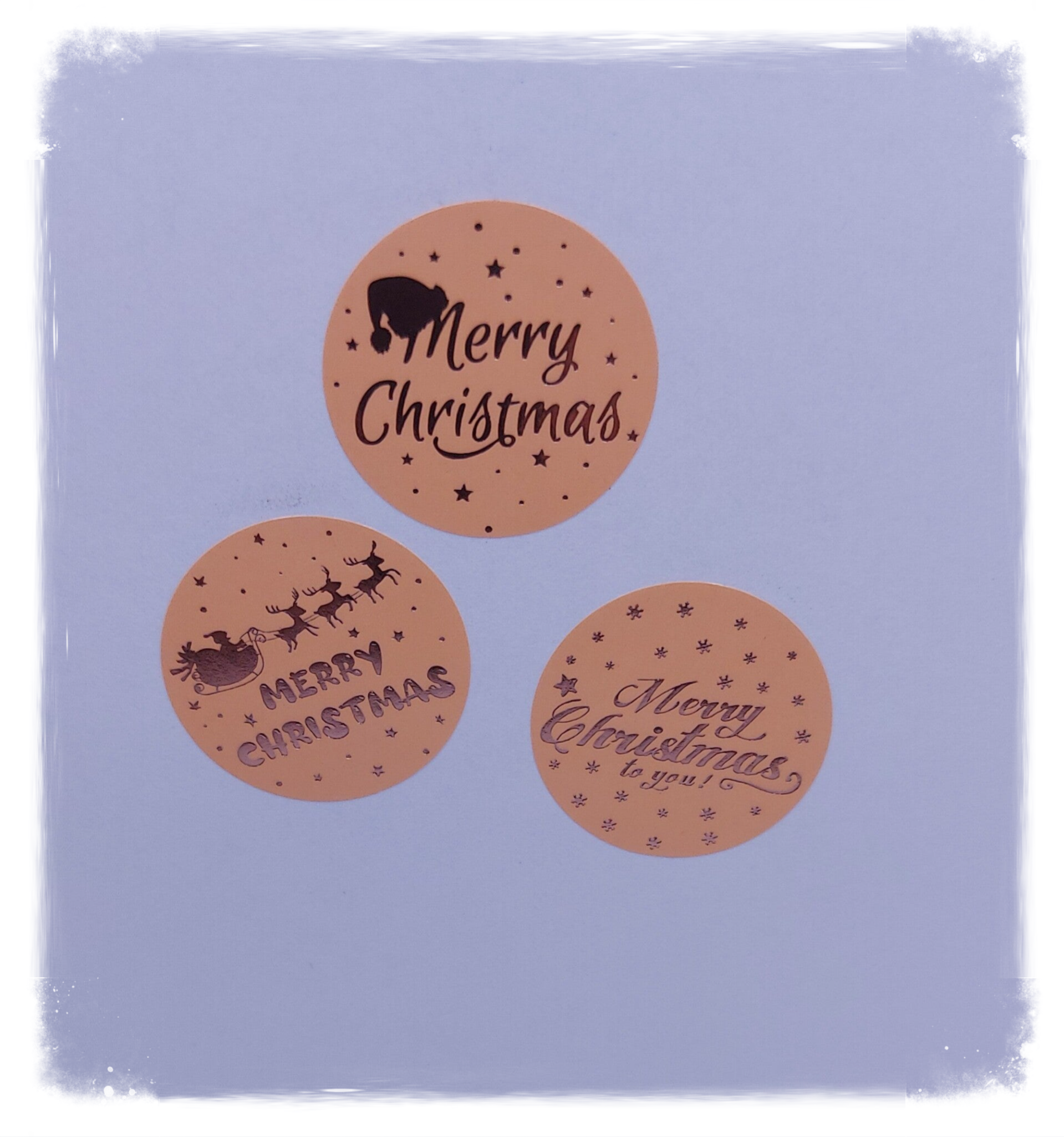 Kerst stickers 25 stuks