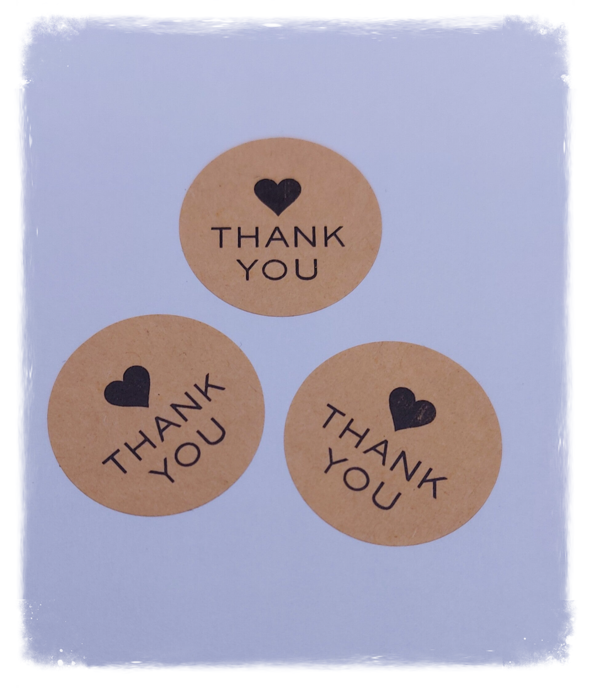 Stickers Thank you 25 stuks