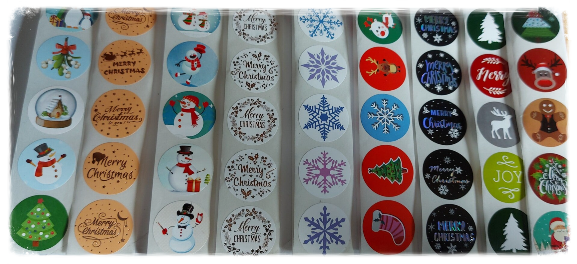 Set thema stickers kerst