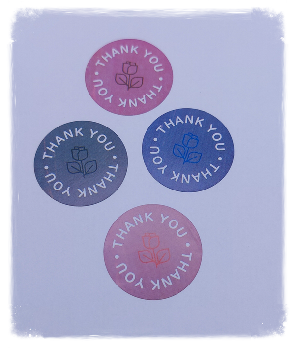 Stickers Thank you 25 stuks