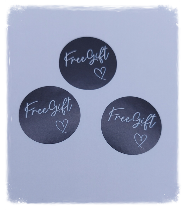 Free gift stickers
