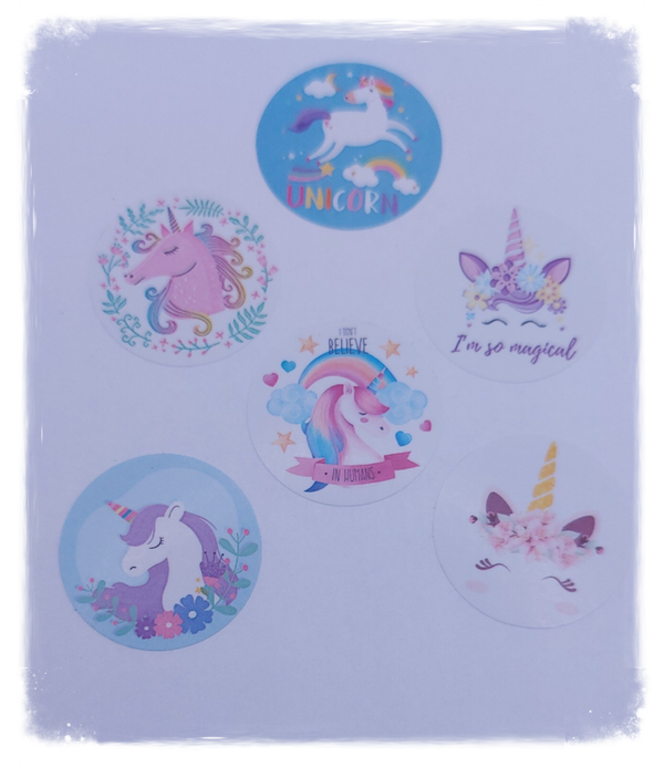 Unicorn stickers 25 stuks