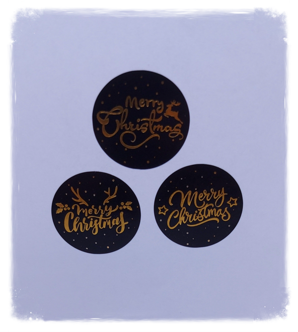 Kerst stickers 25 stuks