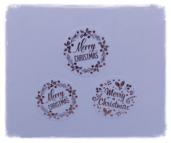 Kerst stickers 25 stuks