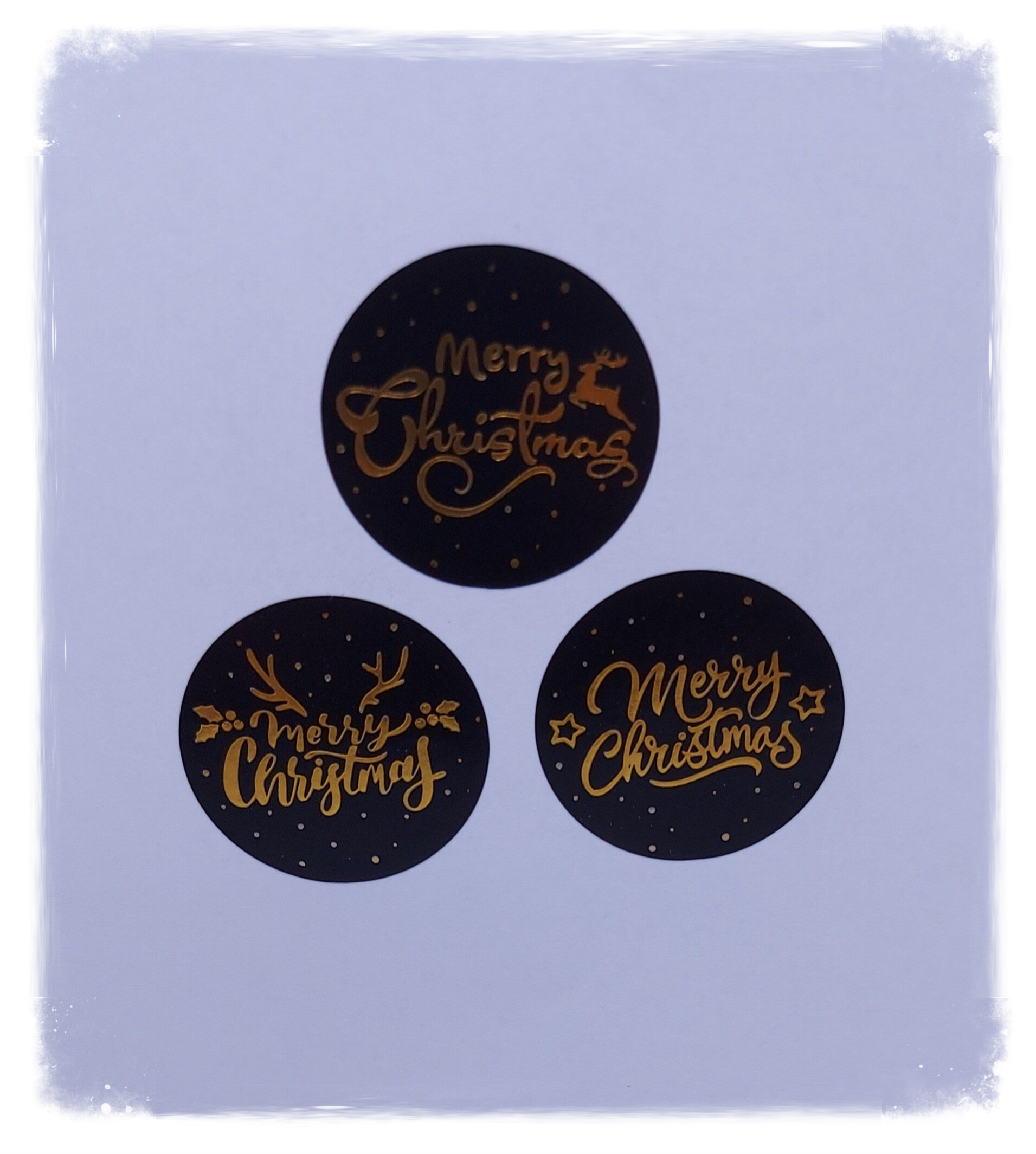 Kerst stickers 25 stuks