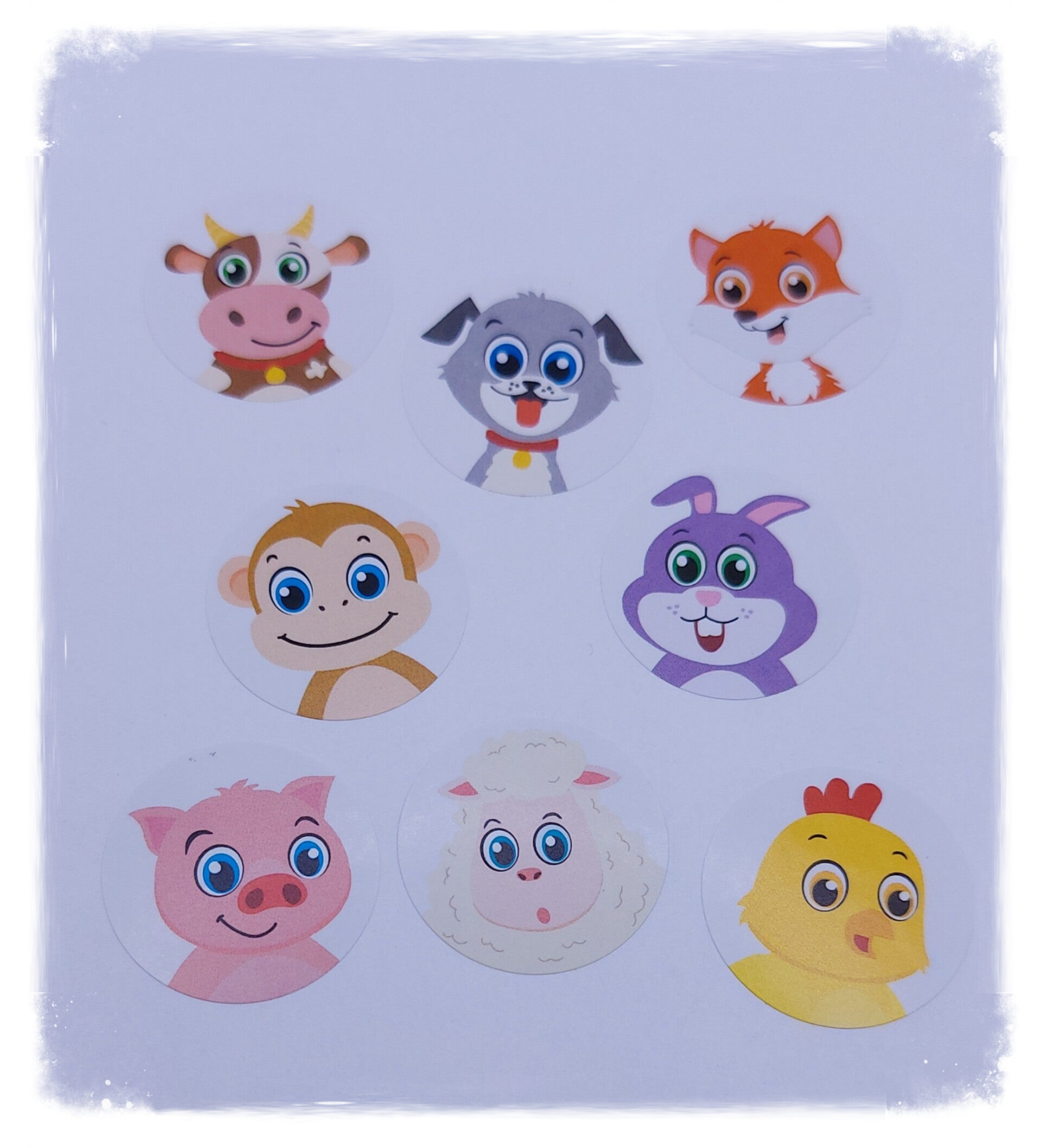 Diertjes stickers 25 stuks