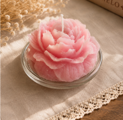 Candela artigianale - Fiore