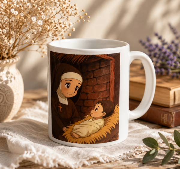 MonachIA - Tazza - Con Gesù Bambino