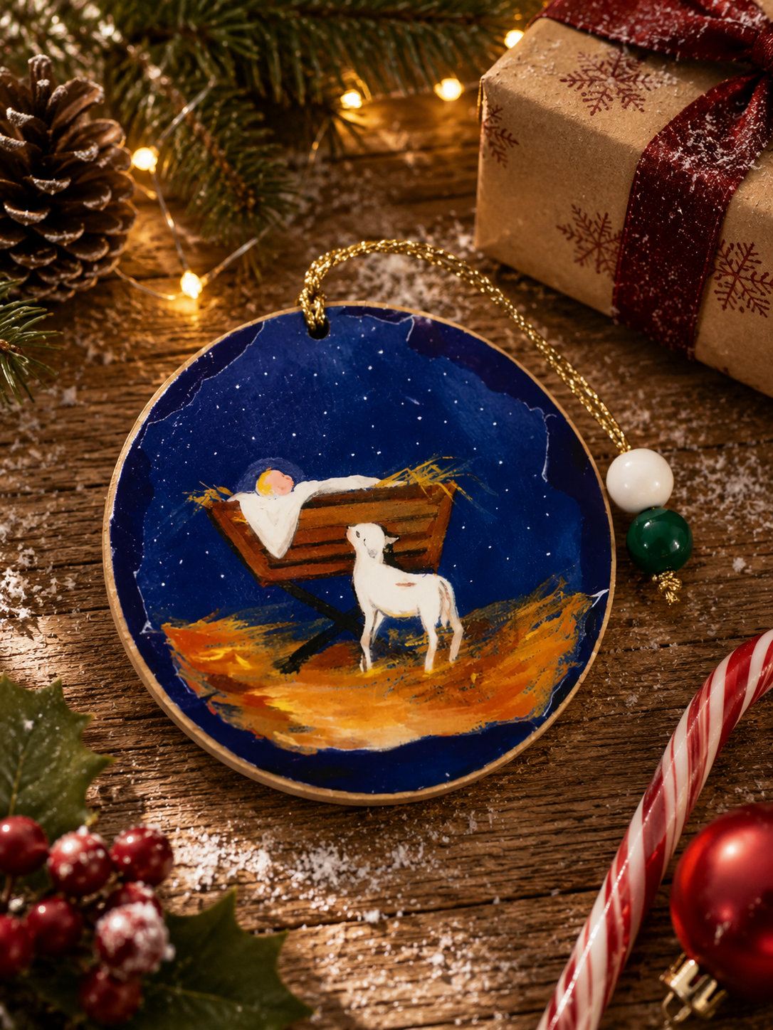Addobbi per albero di Natale - Presepe 1