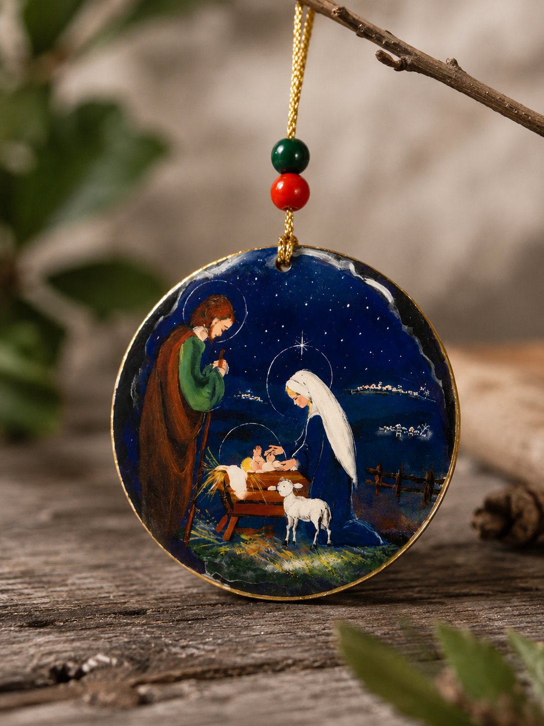 Addobbi per albero di Natale - Sacra Famiglia 1