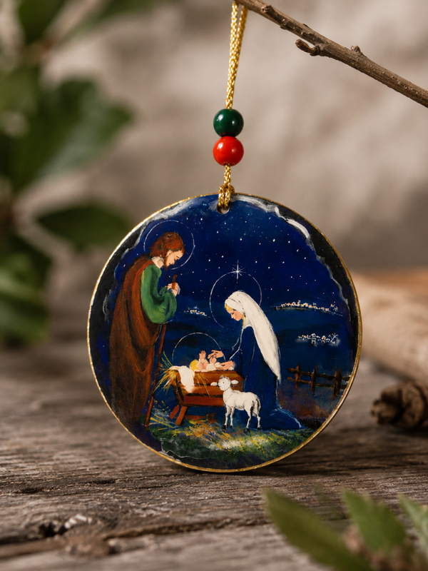 Addobbi per albero di Natale - Sacra Famiglia 1