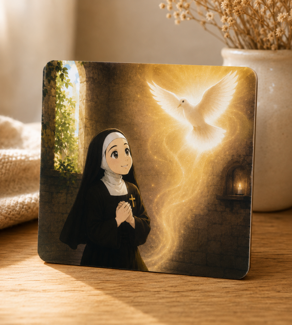 MonachIA - Quadretto da appendere-  Pentecoste - 10 cm