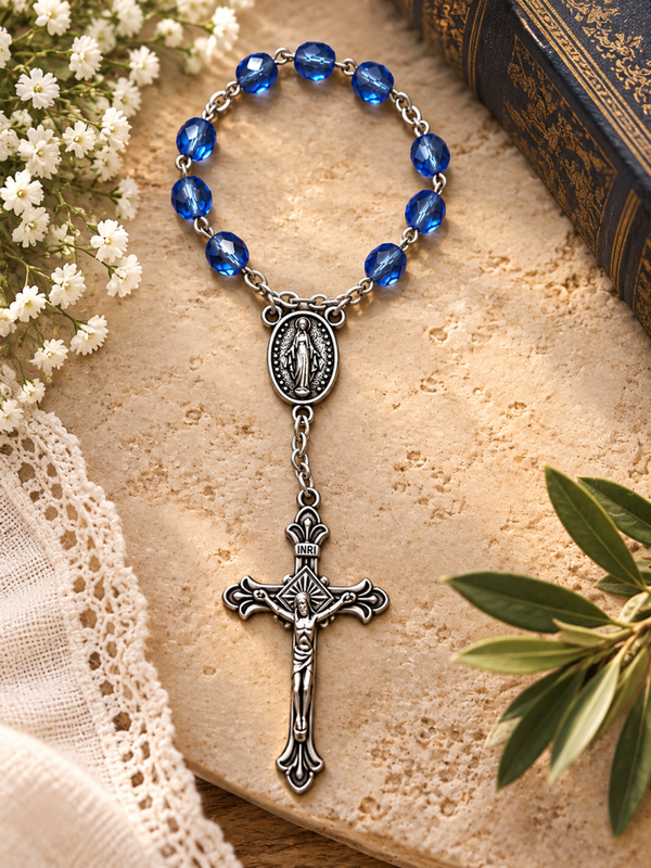 Coroncina al Sacro Cuore - che recitava Padre Pio - Blu